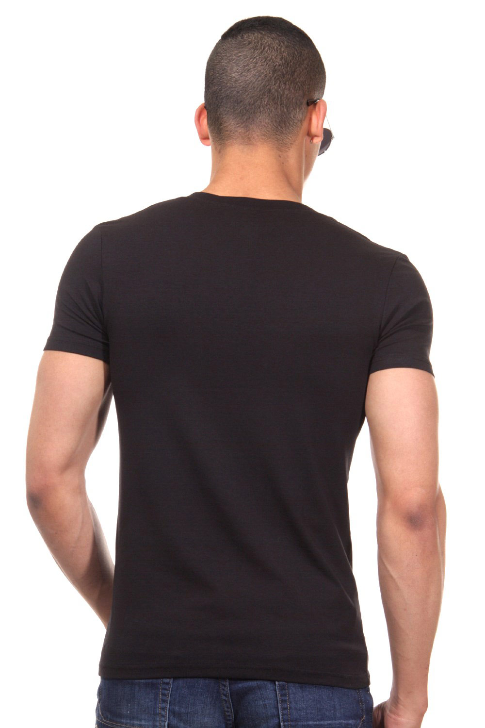 DOREANSE T-Shirt V-Ausschnitt slim fit auf oboy.de