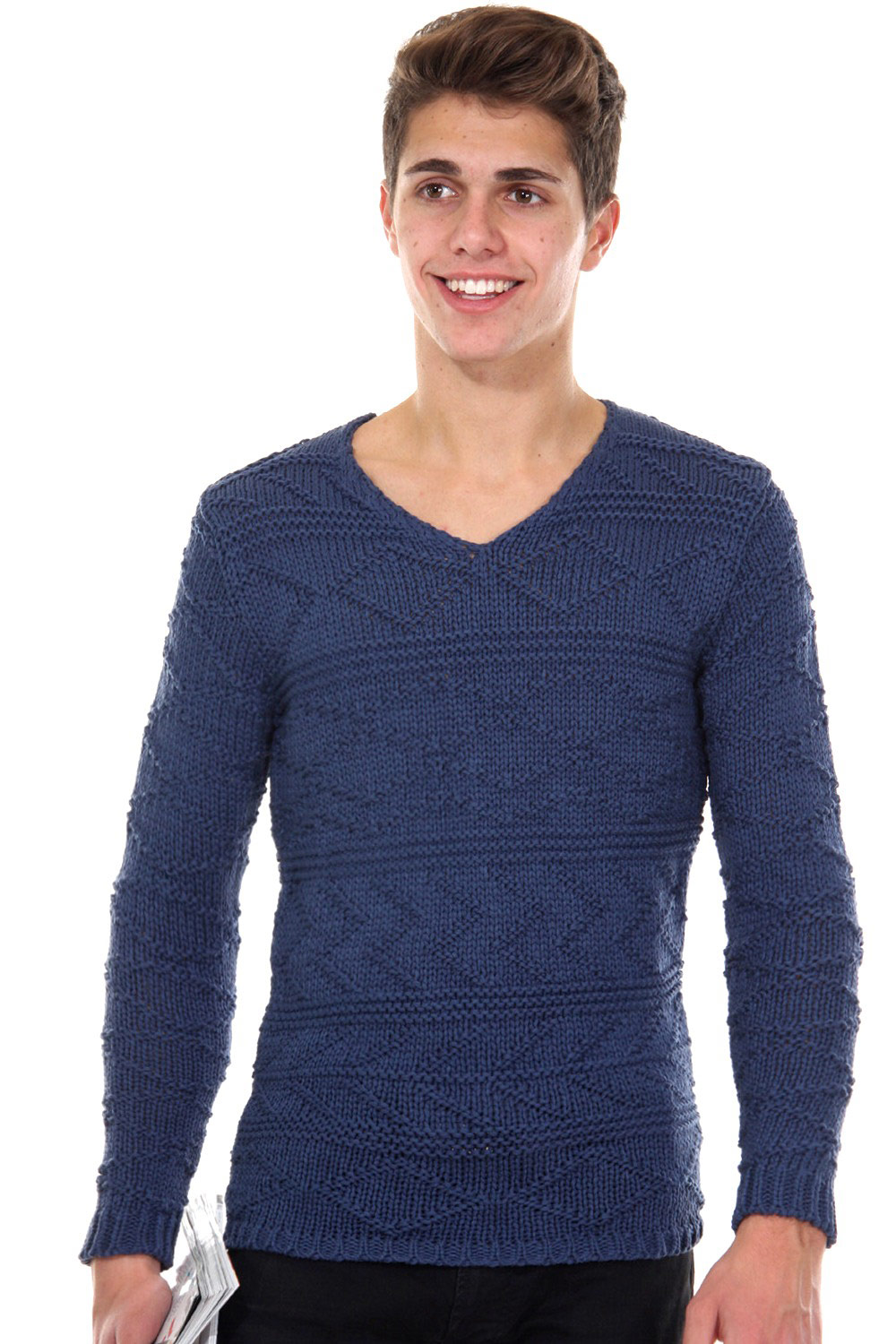 R-NEAL Pullover V-Ausschnitt slim fit auf oboy.de auf oboy.de